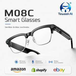 Factory M08C KI-Smart-Brille mit 8MP-Kamera, <span class=keywords><strong>Bluetooth</strong></span> 5.4, Audio-Eyewear, TR90-Rahmen, individuelles Logo, Großhandel, 1080P-Aufnahme - Product Image 1