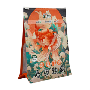 Nắp kéo thực phẩm mạnh mẽ Cấp Dây Kéo Túi nhựa tám bên con dấu bao bì lớn Mylar đáy phẳng <span class=keywords><strong>doypack</strong></span> Túi - Product Image 6