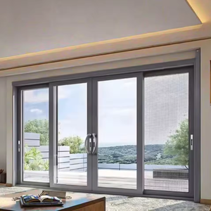 <span class=keywords><strong>Porte</strong></span> coulissante en aluminium avec <span class=keywords><strong>seuil</strong></span> bas pour balcon intérieur, adapté aux fauteuils roulants et aux personnes âgées - Product Image 2