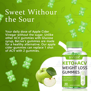 Gomitas KETO Biyode, Vitaminas y Suplementos Personalizados OEM, Gomitas Keto Acv, Gomitas <span class=keywords><strong>de</strong></span> Vinagre <span class=keywords><strong>de</strong></span> <span class=keywords><strong>Sidra</strong></span> <span class=keywords><strong>de</strong></span> Manzana - Product Image 4