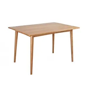 Durable Using Cheap Price dinning Room 140cm Wooden dinning table oak Dining Table