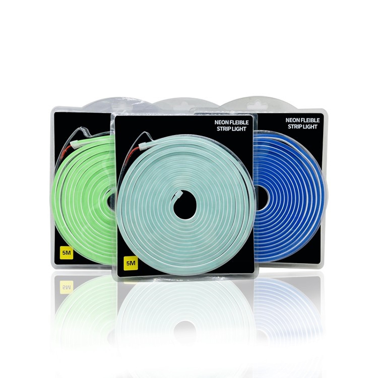 Неоновый гибкий шнур 12 В RGB 6*12 мм, режущая силиконовая светодиодная неоновая световая полоса, веревка для рождественских огней «сделай сам», неоновая вывеска