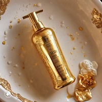 Gel Douche Exfoliant Éclaircissant Parfum Bois de Santal 24 carats Or Pur, Bain Moussant OEM à Prix Abordable