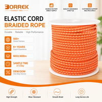 Cordons élastiques réfléchissants de 3 mm, corde antichoc, ficelle élastique, brillent dans le noir, pour le camping, la randonnée, les bracelets DIY, les lacets, la couture, en polyester