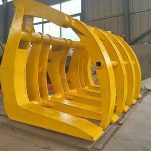 Suministro de fábrica a bajo precio: Horquilla de agarre de madera para cargadora de ruedas con bomba de motor y componentes centrales de cojinetes - Product Image 3