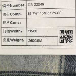 Style classique écossais à carreaux rayonne Polyester TR Spandex Stretch tricot Jacquard Roma tissu pour écharpe - Product Image 6