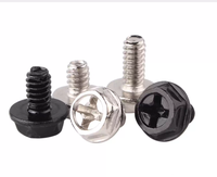 Sekrup Kepala Pan, Sekrup Torx, Grade 4.8, 8.8, 10.9, 12.9, Baja Galvanis, Pelapis Nikel, Baut Flens Kepala Hex DIN6921