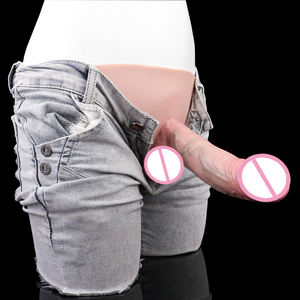 FAAKレズビアンハーネスディルド男性女性用リアルスキンタッチ21cmリアルディルドウェアラブルセックスおもちゃ - Product Image 6