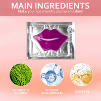 Masque Lèvres Hydratant et Repulpant au Collagène Cristallin – Meilleure Vente – Marque Privée – Vente en Gros de Masques en Feuille