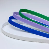 Corde antistatique ignifuge de silicone, bande de silicone d'ion négatif, approvisionnement de fabricant imperméable et coloré