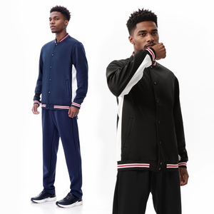 Conjunto de Pantalones Cortos Informales para Hombre, Ropa Deportiva de Dos Piezas con Cremallera Reflectante para Correr y Correr, Novedad - Product Image 1