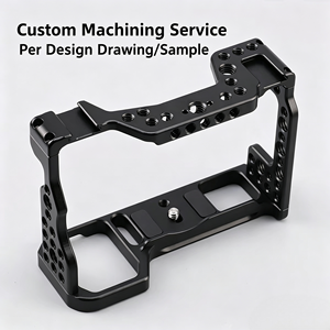 CNC Camera Accessories Aluminum 6061-T6 CNC Machined Camera Rig <b>Cage</b> for Precision Video Filming Housing Custom Anodized - Product Image 1