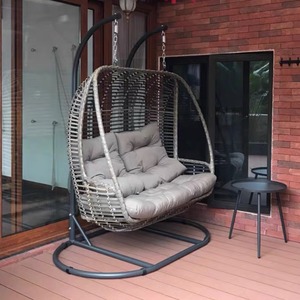 Silla Colgante Doble para Patio y Jardín <span class=keywords><strong>Walden</strong></span>, Silla Columpio de <span class=keywords><strong>2</strong></span> Plazas - Product Image 2