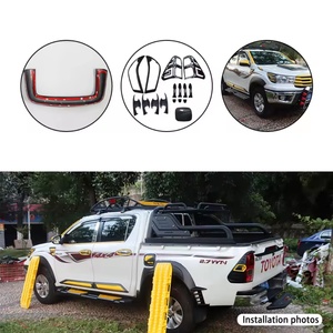 NUEVO Diseño OEM/ODM Accesorios para Automóviles Color Negro con Kits de Carrocería Cromados para Toyota Hilux Revo - Product Image 4