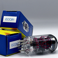 Tube à double triode JJ Electronic ECC81 authentique, remplacement du 12AT7 6201, faible bruit, pour préamplificateur de guitare HiFi, amplificateur DIY, paire assortie