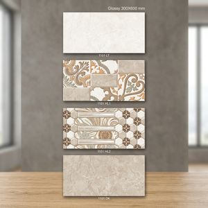 300x600mm Carreaux muraux en céramique décoratifs 12x24 Porcelaine de conception de fleurs numériques pour l'approvisionnement en gros intérieur - Product Image 6