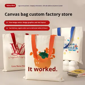 Bolsa de Promoción Publicitaria de <span class=keywords><strong>Lona</strong></span> y Algodón con Logotipo Personalizado, Impresa por Transferencia de Calor, de un Solo Hombro y Portátil - Product Image 5