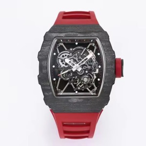 Top-quality luxury high-end carbon fiber <b>case</b> skeleton-shaped dial waterproof automatic mechanical sports men's hip-hop <b>watch</b> - Product Image 2
