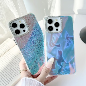 En Stock Diamant Bling Téléphone étui pour <span class=keywords><strong>iphone</strong></span> 15 14 13 12 11 Pro Max Changement de Couleur Couverture Arrière Pour <span class=keywords><strong>iPhone</strong></span> 15 étui - Product Image 3