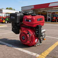 Moteur à essence robuste de 22 CV, 550 cm³, 4 temps, avec moteur et pompe, réservoir de carburant de 6,5 L pour les systèmes d'assistance marins et les bateaux de pêche