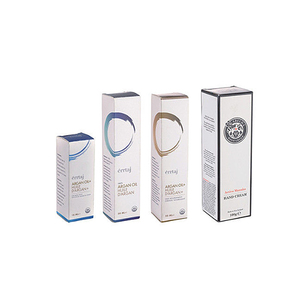 Factory Wholesale Special Design Custom Logo Straight Tuck Paper Box Cosmetic Box Packaging For Lotion / Skin Care Serum