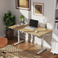 AUKI OMD OEM 100 KG Bureau debout ergonomique à hauteur réglable avec cadre à double moteur
