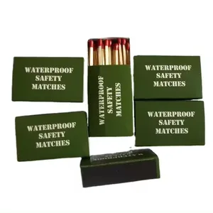 Factory Supply Waterproof & Windproof Match for Outdoor Emergency Match Safety Match