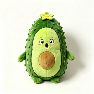 Peluche de aguacate, peluche de aguacate con púas, juguete de aguacate, almohada de aguacate de peluche, peluche de comida novedoso - Product Image 2