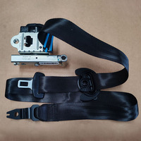 Ceinture de sécurité universelle rétractable à 3 points avec enrouleur de sécurité d'urgence et sangle en polyester pour JETTA VA3