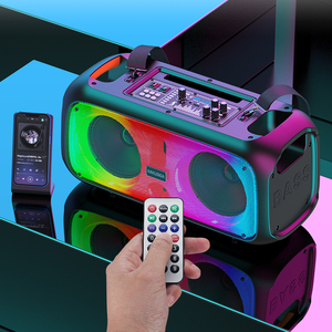 Altavoz Portátil KAKUSIGA 2x6.5 30W con Luz LED, Bluetooth, USB, Tarjeta SD KSC-1001 - Product Image 6