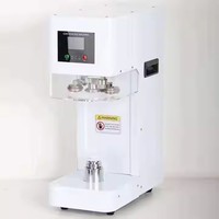Machine de scellage automatique rotative électrique pour couvercles de canettes en aluminium, pour boissons et scelleuse de canettes pour animaux de compagnie, nouvelle