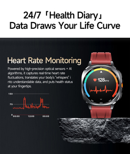 TS400 GPS traiettoria di posizionamento smartwatch Full Screen Touch 1.43 pollici AMOLED grande schermo ad alta risoluzione BT chiamata - Product Image 6