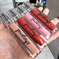 Gloss à lèvres personnalisé avec logo OEM, plusieurs couleurs et options de tubes, emballage personnalisé, marque privée, gloss à lèvres mat brillant, vente en gros