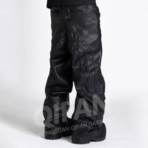 <span class=keywords><strong>Pantaloni</strong></span> Impermeabili Neri da <span class=keywords><strong>Uomo</strong></span> Taglie Forti <span class=keywords><strong>di</strong></span> Alta Qualità, <span class=keywords><strong>Pantaloni</strong></span> in <span class=keywords><strong>Pelle</strong></span> <span class=keywords><strong>di</strong></span> Design del Marchio OEN - Product Image 3