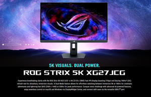 Moniteur de jeu A.S.U.S ROG Strix 5K XG27JCG 27 pouces 5120*2880 180Hz (OC) 0,3 ms Fast IPS Double mode (180Hz(OC) ou QHD 330Hz) - Product Image 2