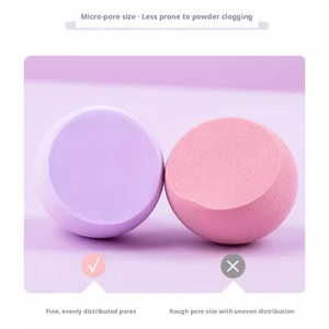 Éponge à <span class=keywords><strong>maquillage</strong></span> hydrophile lavable en forme de goutte d'eau, lot de 3 boîtes à œufs, boîte de rangement pour œufs de <span class=keywords><strong>maquillage</strong></span> au design goutte d'eau - Product Image 2