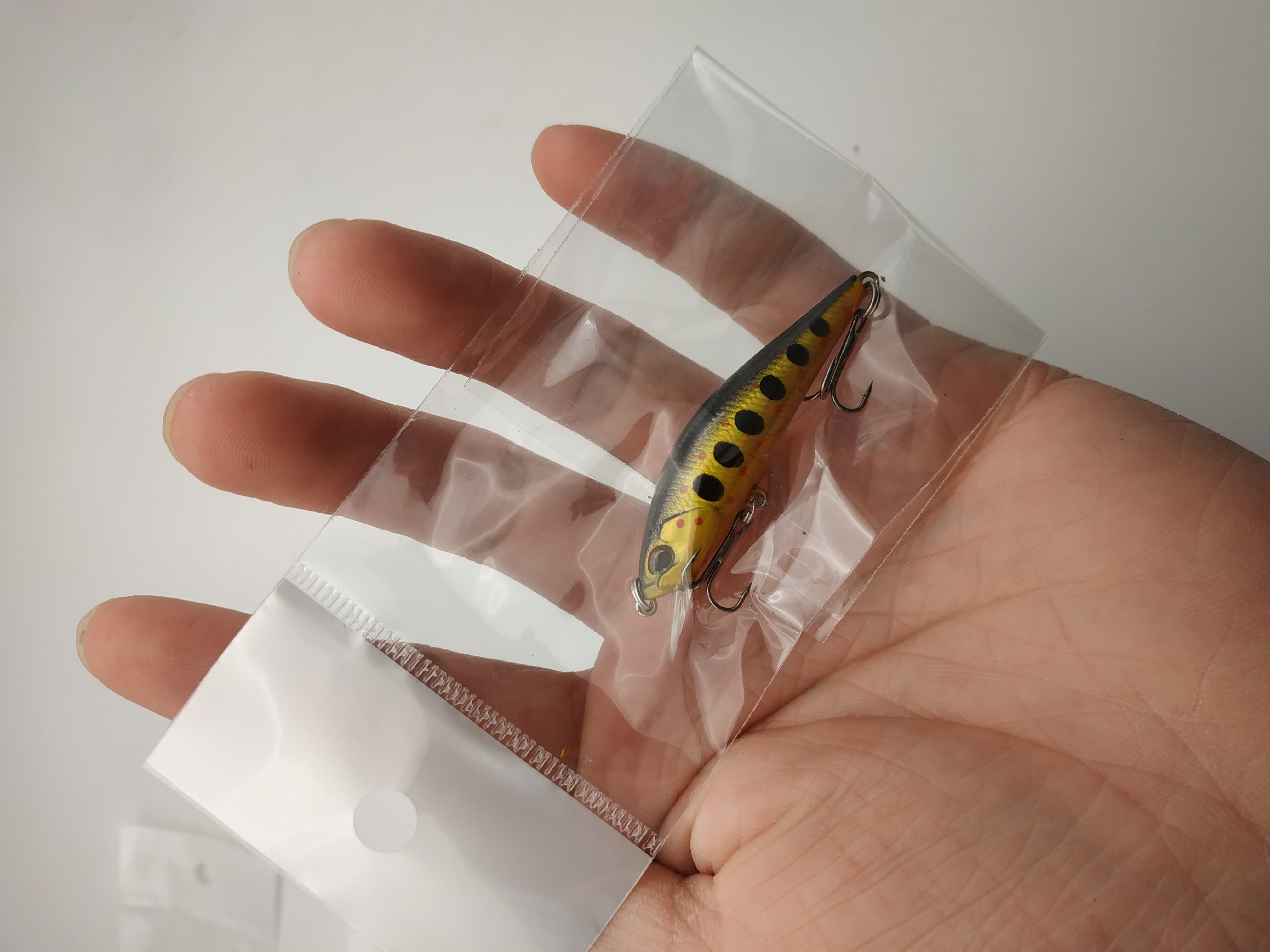 NEWMAJOR 50mm 4g Printed ABS Plastic Wobbler Minnow Lure for