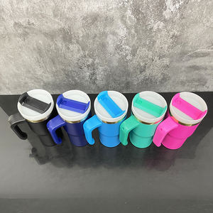 Nouveau gobelet en acier inoxydable de 20oz pour enfants avec miroir plaqué or et poignée en plastique Tasse de voyage au laser pour étudiants - Product Image 6