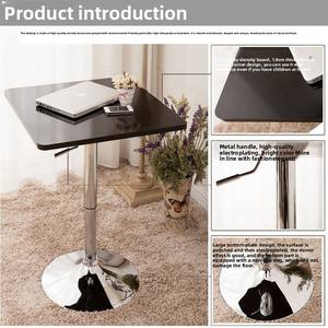 لوح خشبي قابل للتعديل من المعدن بتصميم مربع صغير للاستقبال الترفيهي لغرفة المعيشة لتناول الطعام في المعرض - Product Image 5