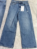 Tissu denim en coton de haute qualité bleu foncé 80 % coton 13 % polyester 7 % viscose non extensible pour commandes de jeans