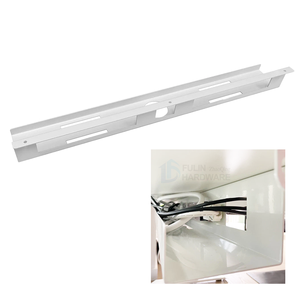 מתחת למגש ניהול כבלים לשולחן מחשב מחזיק חוט כבל מסלול רכבת מתחת למארגן כבלים לשולחן - Product Image 1