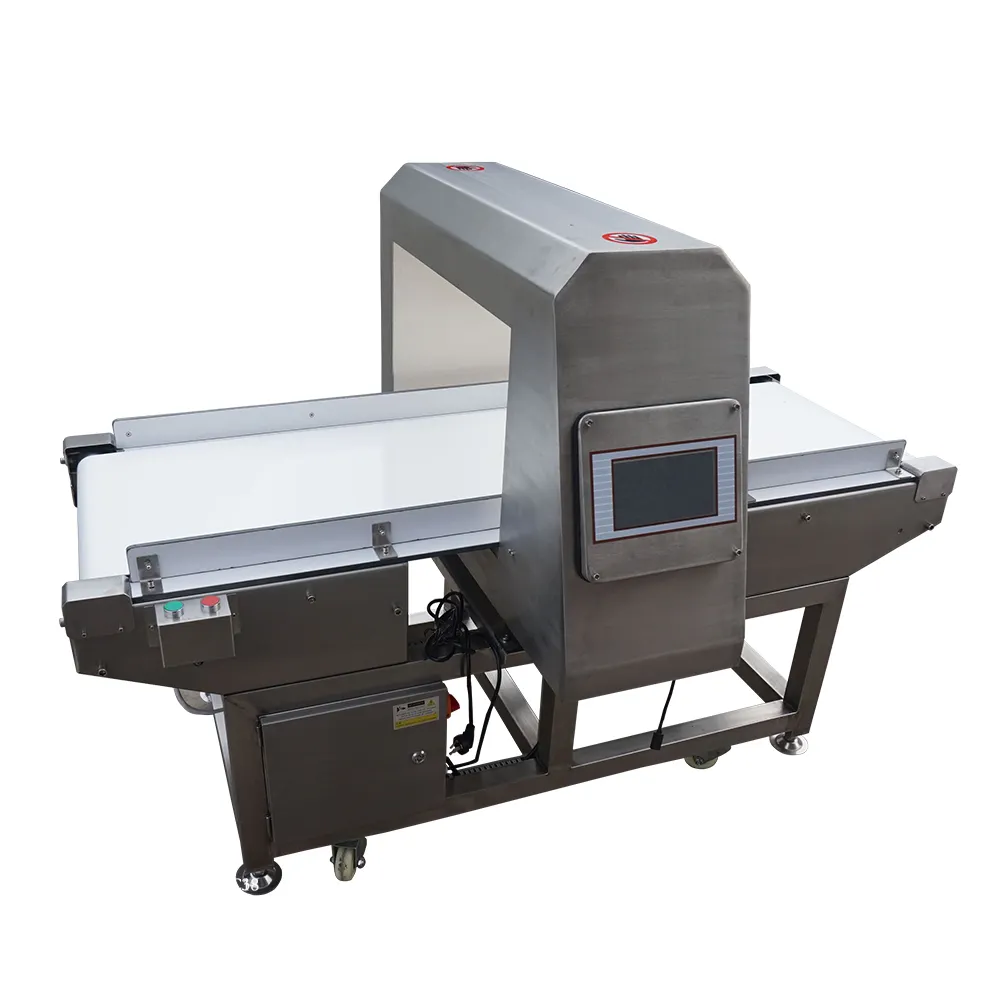 Touch screen food industrial metal detector for salt plant