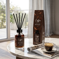 HUAYA – Bouteille de parfum ronde artisanale en verre, surdimensionnée, colorée, personnalisable, DIY, longue durée, écologique, sans phtalates