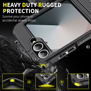 Funda Magnética para Teléfono Móvil <span class=keywords><strong>Z</strong></span> <span class=keywords><strong>FLIP</strong></span> 6/<span class=keywords><strong>FLIP</strong></span> 7 FE con Soporte Giratorio de 360 Grados para <span class=keywords><strong>Samsung</strong></span> <span class=keywords><strong>Z</strong></span> <span class=keywords><strong>Flip</strong></span> 7 - Product Image 6