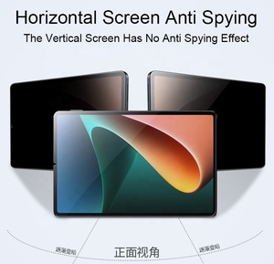 Protection d'écran anti-espion pour Xiaomi <span class=keywords><strong>Pad</strong></span> 5 11 Mipad 5 <span class=keywords><strong>Pro</strong></span> 12,4 pouces <span class=keywords><strong>Mi</strong></span> <span class=keywords><strong>Pad</strong></span> Film mat anti-reflet PET Filtre de confidentialité - Product Image 3