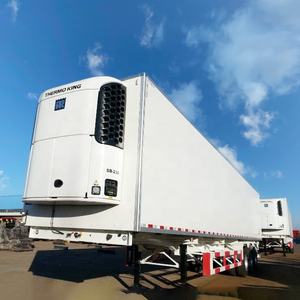 مقطورة شاحنة تبريد وتجميد متعددة درجات الحرارة بطول 47 قدمًا وثلاثة محاور مع وحدات تبريد ثيرموكينج للأغذية الطازجة والمجففة - Product Image 3