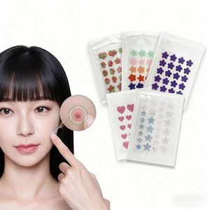 Patchs Hydrocolloïdes OEMODM pour l'acné avec Centella Asiatica pour le traitement de l'acné et l'élimination des points noirs, invisibles et colorés - Product Image 1