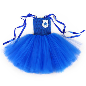 Vestidos <span class=keywords><strong>para</strong></span> niñas, trajes de oficial de policía azul oscuro, uniforme de tul, tutús, <span class=keywords><strong>Carnaval</strong></span>, puesta en escena, <span class=keywords><strong>disfraces</strong></span> de fiesta - Product Image 5