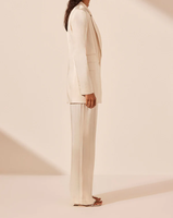 Ensemble de costumes pour femmes en soie/coton à manches longues, classiques, décontractés et formels, OEM