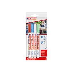Edding Kreidemarker 4085 4er Blister basic sorti - Product Image 1